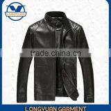 Men's Leather Jackets With Stand up Collar Supplier's Choice thumbnail-3