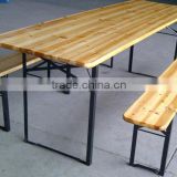 cheap wooden beer table sets for event