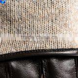 Winter Men Sheepskin Leather Gloves With High Quality thumbnail-4