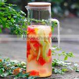 Borosilicate Glass Heat Resistant Cold Kettle Tea Coffee Pot With Handle thumbnail-2