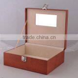Jewelry Storage Case With Mirrow Inside