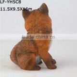 Polyresin Figurine Animal Fox Statue Decoration Home thumbnail-3