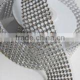 China Supplier Diamond Mesh Rhinestone Wrap for Candle Holder thumbnail-4