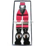 Men's Suspender Belt -Brand Suspender Quality Elastic&Real Leather-3 Clips Men Suspender thumbnail-2