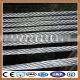 galvanized steel strand/ 12.7mm prestressed concrete steel strand/ prestressing steel strand price chinese auction website
