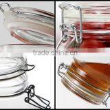 1000ml Straight Side Glass Tube Jar Bottle With Airtight Lid thumbnail-2