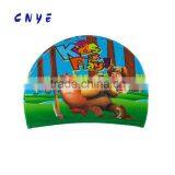 CNYE High Quality Kids Lycra Nylon Spandex Swimming Cap,New Promotional Silicone Kids Swim Cap thumbnail-1