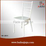 BH-L8815 Factory Price White and Gold Clear Resin Napoleon Wedding Chair thumbnail-5