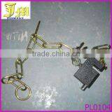 Medieval Historic Old Style Padlock - Large Size, Robust Outdoor Lock Chain Lock