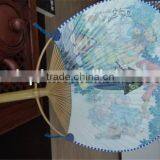 Summer Comming OEM Natural Bamboo Hand Fan With Professional thumbnail-5