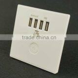 Factory Supply Double Usb Wall Switched Socket Wall Usb Charger thumbnail-5