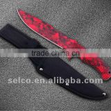 Colorful painting fishing knife