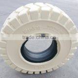 600-9 White Color Rubber Non-marking Solid Tire Made in China thumbnail-5