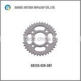 CG125 428-38T Pakistan Market Motorcycle Sprocket Colorful Design thumbnail-1