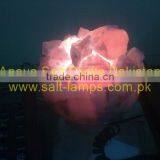 Fire Bowl Salt Lamp/ Crafted Salt Lamp/ Himalayan Salt Lamps/ Salt Lamp With Chunks thumbnail-3