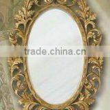 Wooden Classical Hand Carved Wall Mirror, MOQ:1PCS(B70101) thumbnail-1