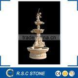 Hand Carved Angel Fountain Marble thumbnail-1