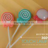Cute Lollypop Shape Table Lamp With Touch Sensor, USD Charge LED Night Light For Study thumbnail-2
