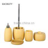 2015 Hot Sale Classic Poly Stone Resin Bathroom Accessory Set/ Bathroom Set thumbnail-2