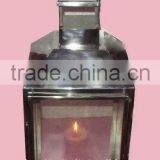 Stainless steel candle lantern