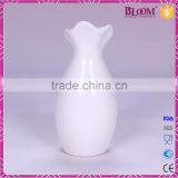 High Quality White Glazed Ceramic Vase Flower thumbnail-3