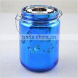 Butterfly Design Mirror Glass Jar Factory Supply thumbnail-3