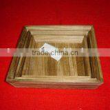 Distressed Unique Wood Serving Tray thumbnail-1