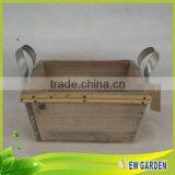 China Different Types Wooden Garden Flower Pot By Handicraft thumbnail-3