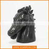 Customized Decoration Elegant Vivid Horse Head Sculpture thumbnail-2