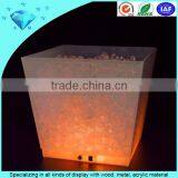 POP Colorful Bar OEM Tabletop PVC Acrylic Ice Bucket Led Ice Bucket thumbnail-3
