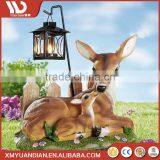 New Inventions In China Art Work Deer Resin Craft Outdoor Led Lighting Solar Light 2017 thumbnail-2