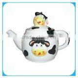 Dinner Ware Ceramic Cow Shaped Teapot thumbnail-1
