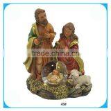 Nativity Family Resin Water Globe thumbnail-1