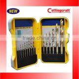 15PCS HSS Zircon Nitride Zr-N Metric Size Twist Drill
