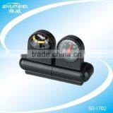 Car compass and thermometer