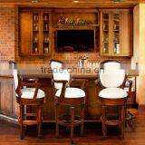 Bar Stool Panama Classic Design Teak Wood thumbnail-1