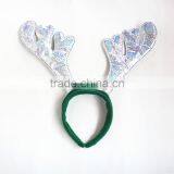 Wholesale Reindeer Christmas Headband Popular Christmas Deer Antlers Headband for Christmas Party thumbnail-5