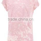 MGOO Hot Design Fashion Tie Dye T Shirts Mens Batwing Sleeve Curved Hems Pocket T Shirt thumbnail-5