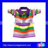 Kids Clothes Long Sleeve Polo Shirt High Quality Cotton Fashion Stripe Kids Polo Shirt for Children thumbnail-3