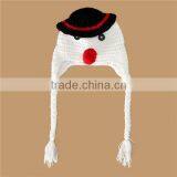 Handmade Funny Newborn Baby Snowman Crochet Hat Pattern thumbnail-4