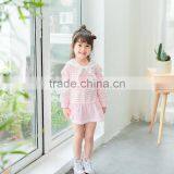 S60646B 2017New Autumn Girls Striped Dress Children Sailor Collar Korean Style Ruffles Dress Kids Navy Style Clothes thumbnail-3