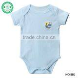 2017 Summer Short Sleeve Good Quality Cheap Price Baby Onesis Newborn Baby Bodysuit thumbnail-1
