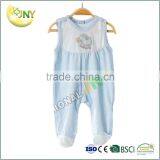 Lace Organic Cotton Baby Rompers Plain Wholesale Baby Clothes thumbnail-4