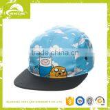 Custom Kids Design Baby Blue Cartoon 5 Panel Cap for Children thumbnail-1