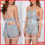 Adorable Flexiblefloral Two Piece Swimsuits Fashion Floral Print Swimsuit thumbnail-1