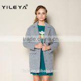 Latest Cute Thick Plain Orange Russian Winter Coat, Women Trench Coat, Ladies Office Coat thumbnail-4