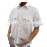 Premier Mens Short Sleeve White Airline Shirts Airline Pilot Shirts thumbnail-5