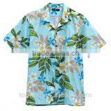 Rayon Floral Men's Short Sleeve Hawaiian Shirts thumbnail-1