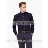 Classic European Style Black Dot Pattern Men's Busniess Shirt thumbnail-1