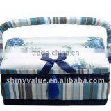 Beautiful Flower Pattern Sewing Basket Manufacturer thumbnail-5